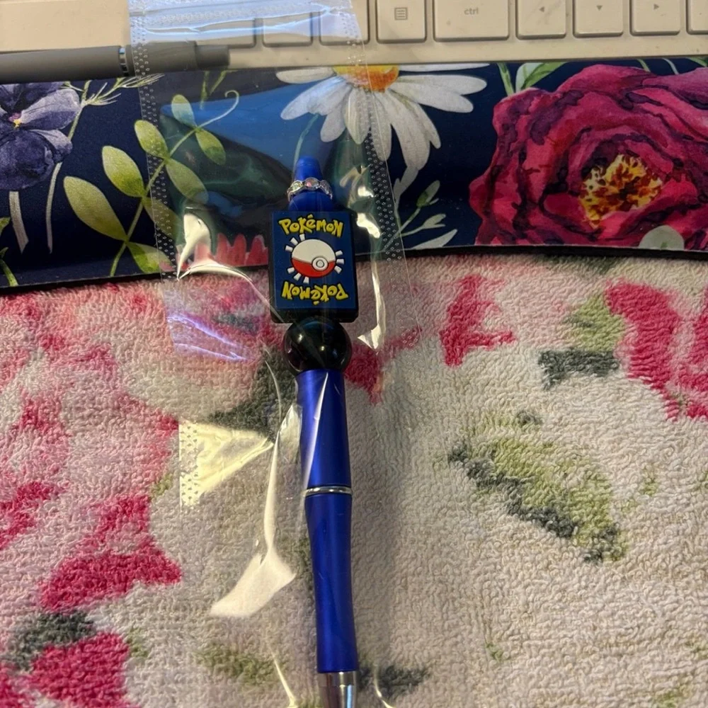 Pokemon Character Pens Set - Blue, Orange, Green, Black